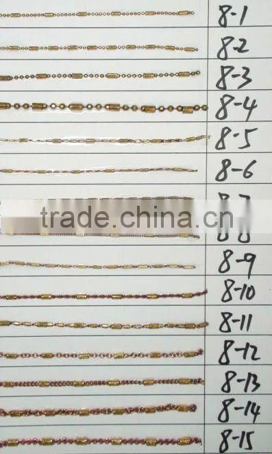 Fashion Craft Brass Chain Used for Imitation Jewelry, Custom Jewelry, Garment,Gift and Craft.