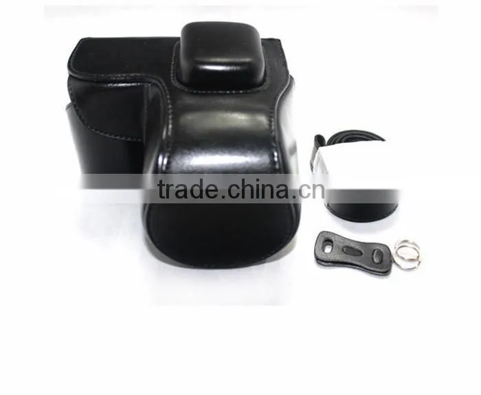 Factory lovely leather Camera Bag for Samsung NX3000 in Dongguan
