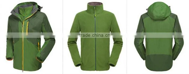 Custom 3 in 1Waterproof Breathable Outdoor Jacket