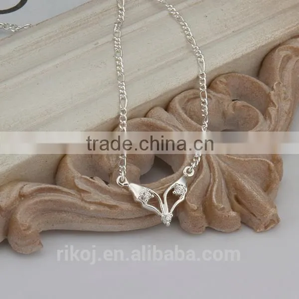 2015 Wholesale fashion jewellry 925 sterling silver chain ankle
