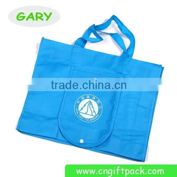 Blue Non Woven Foldable Shopping Bag Non Woven Fabric Bag