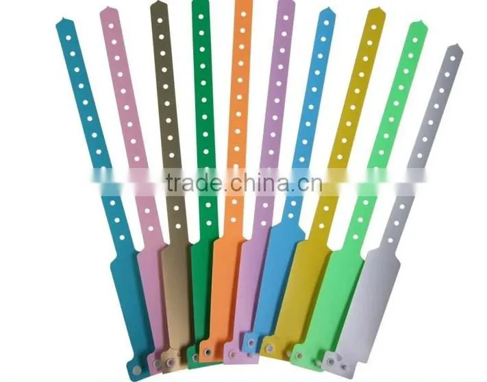 Hot Selling Eco-Friendly Vinyl Event Wristbands