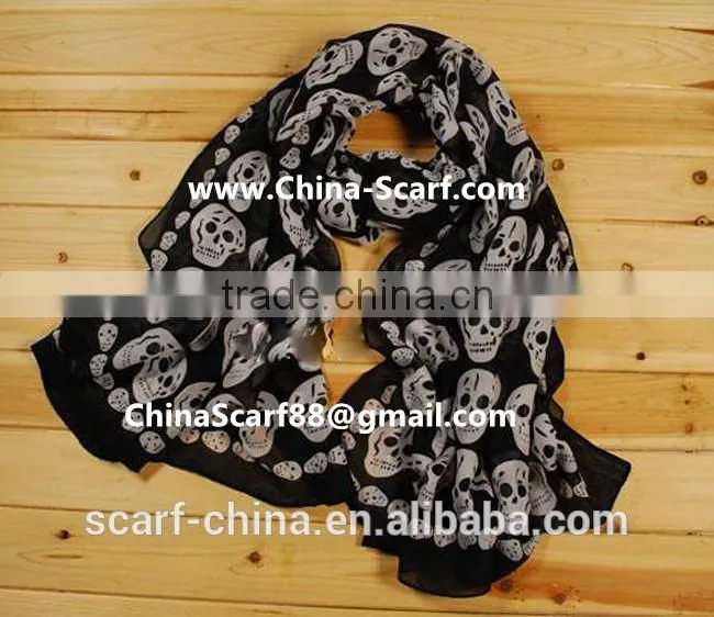 Kito scarf skull shawl scarf