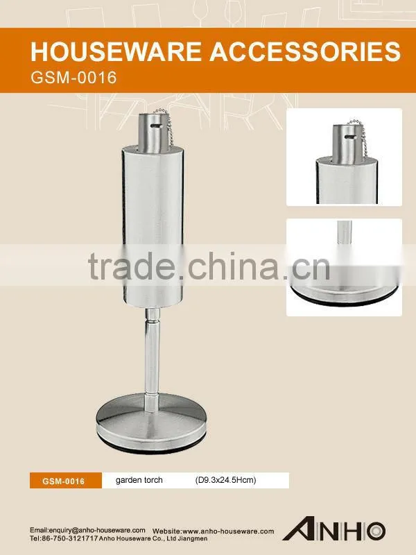 Stainless Steel Garden Torch (210ml)