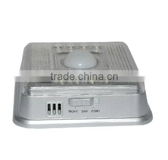 PIR Auto Sensor Motion Detector LED Night light Wireless Infrared 8 LEDs lamp Nightlight