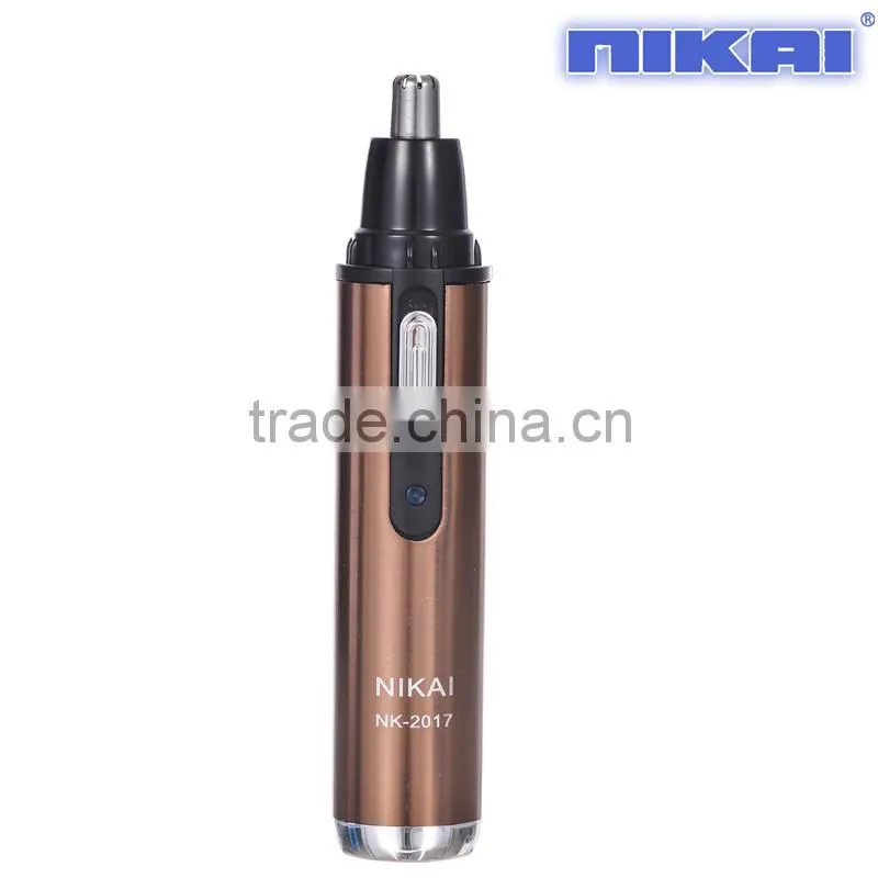 Professional NIKAI manual mini nose and ear hair trimmer NK-2017