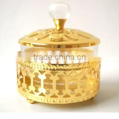 2013 Hot selling stocked glass cup with lid S324