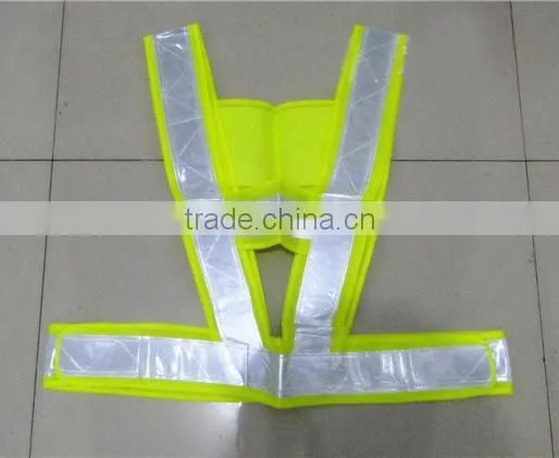 HIgh Visibility Strap Reflective Belt Vest Safety Vest For Roadaway Drivers In Neon Colors In Stock For Wholesale