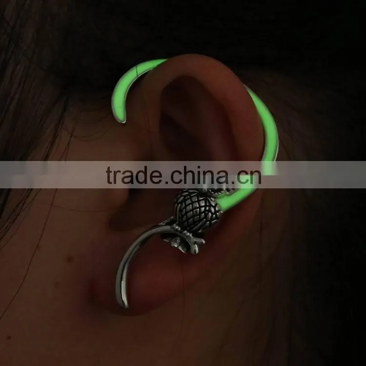 glow in the night owl j old fashion animal shaped earrings