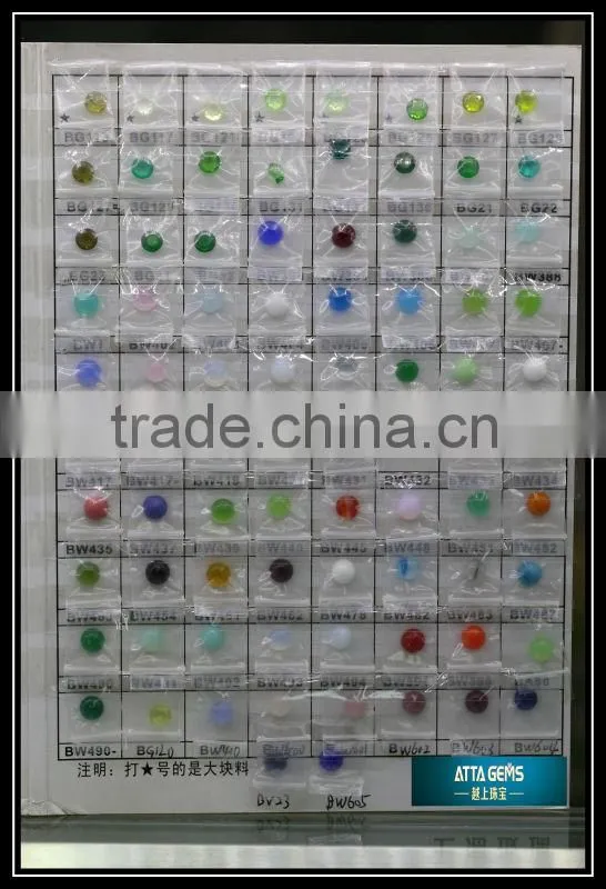 rich quantity cheap gems- aquamarine round checker cut glass