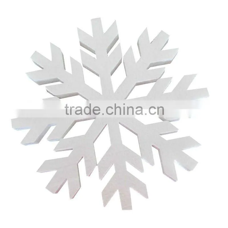 YIWU sale hot wholesale glitter colorful snow flake/polyfoam colorful glitter craft snow flake
