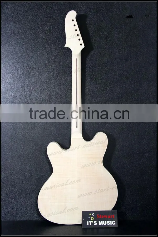 Customized diy made electric bass guitar kits