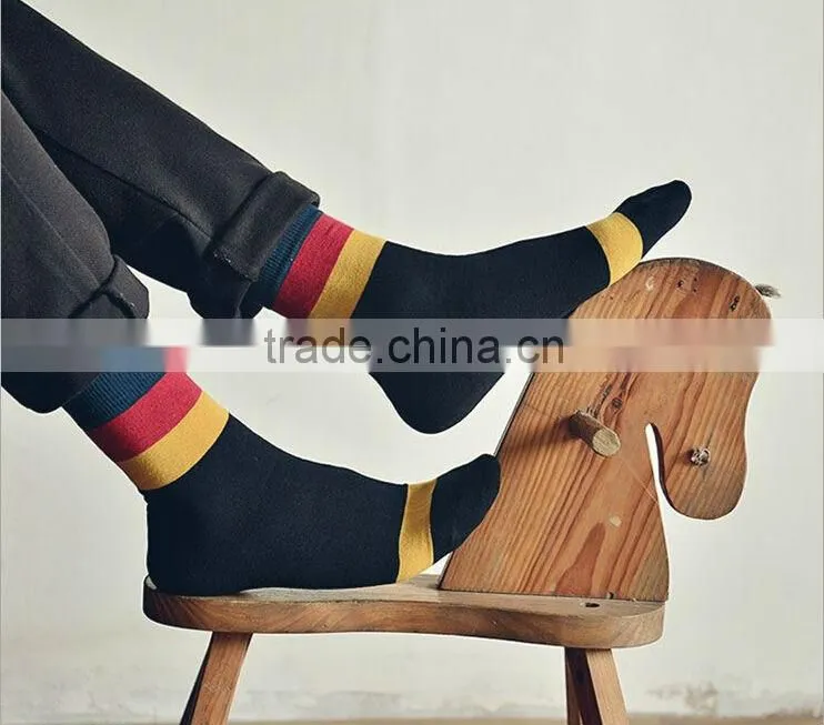 2014 100 Cotton Men Dress Socks