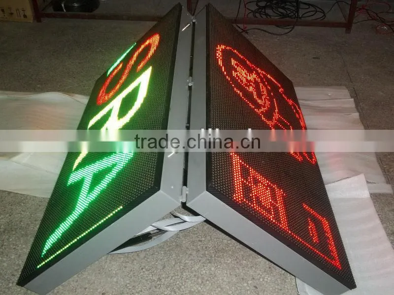 P10 double sides led display for outdoor
