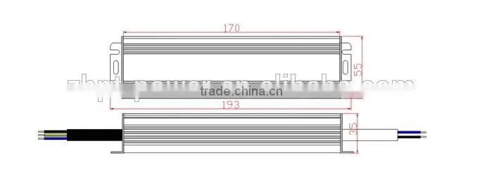 CE RoHS approved 60w IP67 switching power supply led driver 12v led transformer