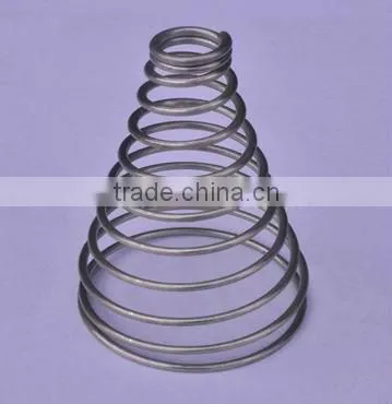 Tapered coil compression spring