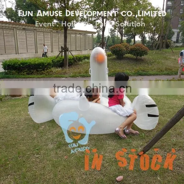 Latest fast delivery pool float inflatable swan for adult