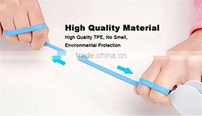 Flexiable Design All in One USB Multi Charger Data Cable, 2 in 1 Micro USB Charger for Cell Phone