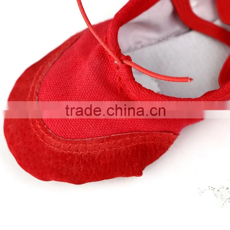 Fashion beautiful dance wear black and big red flower ballet shoes baby girls shoes