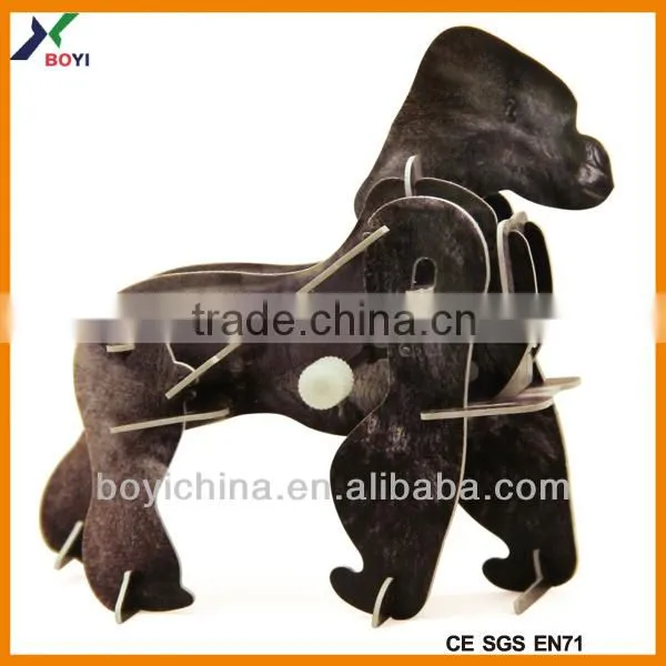 Hot selling picture 3d puzzles games animals alphabet puzzles