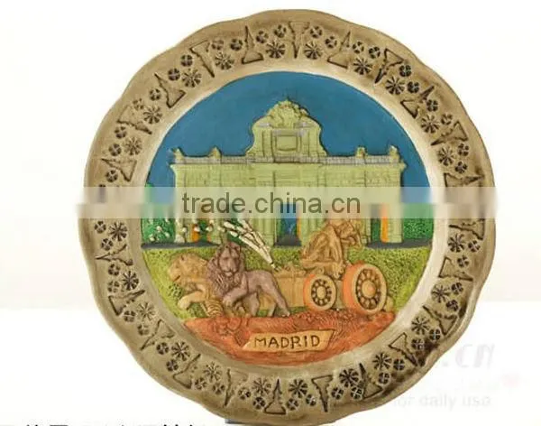 ceramic embossed plate 28.5cm