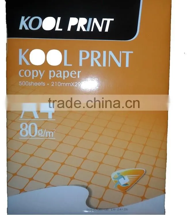 China Cheap Price Import A4 Copy Paper 80gsm