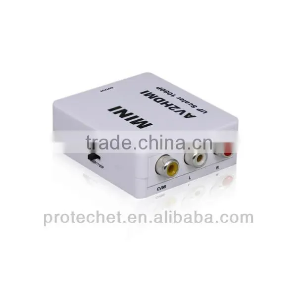 Mini hdmi converter av to hdmi converter box