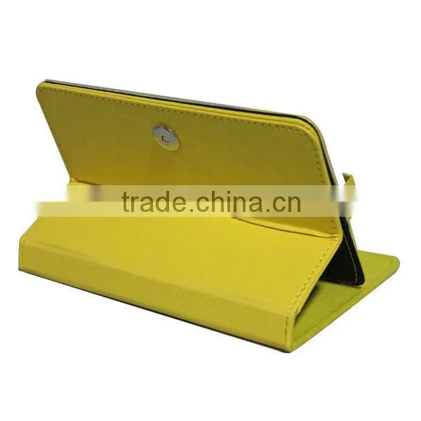 Newest leather rotating stand leather case for tablet pc for 7 inch tablet pc