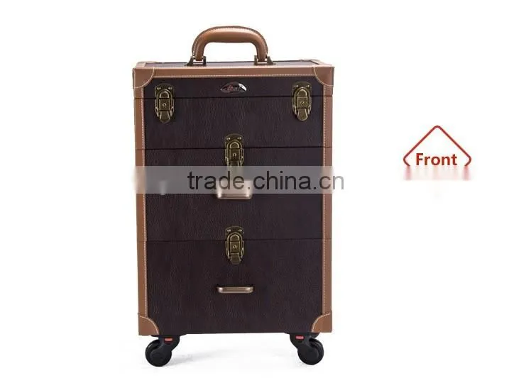 Multi-functional Leather Makeup Case