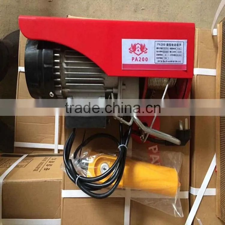 Portable mini crane hoist with the compacity of 100-1000 Ton