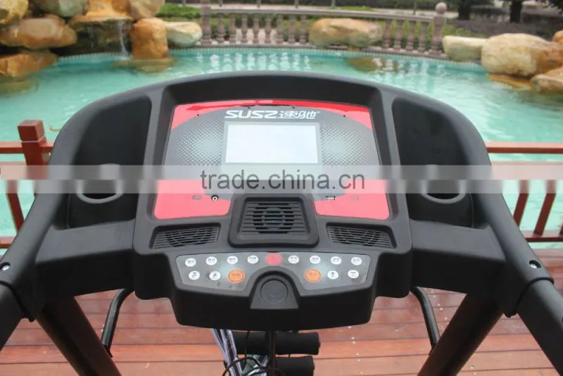New fitness treadmill healthy equipment with 7 inch touch screen factory directly with wholeslae price