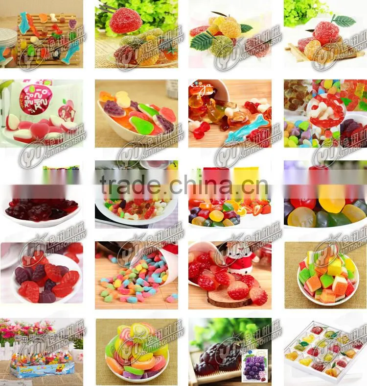 YX450 Factory price snack food professional CE peanut bar candy, jelly candy and hard candy making machine