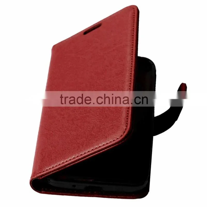 Mobile Phone PU Leather Flip Card-slot Case for ASUS Zenfone 2 ZE500CL 5.0