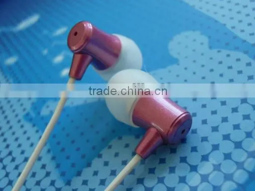 Fashion design,transparent colorful earphone & earbud for Ipad