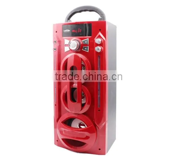 Cheap usb portable woofer wood colorful portable