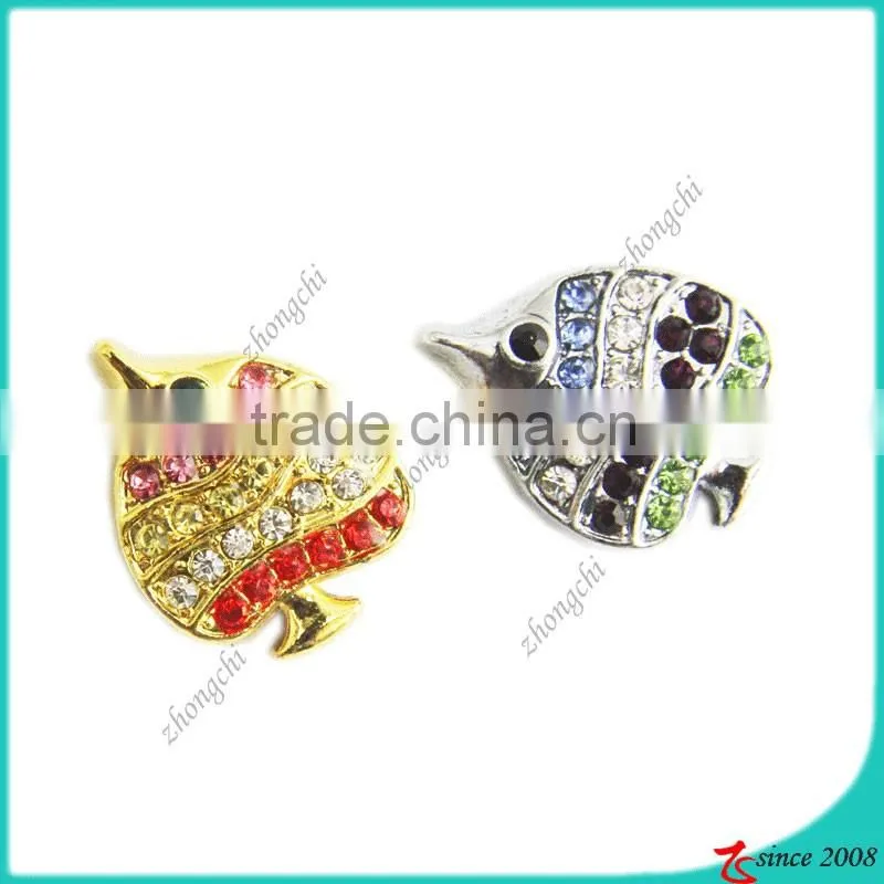 Metal Gold Giraffe 10MM Bracelet Slide Charm