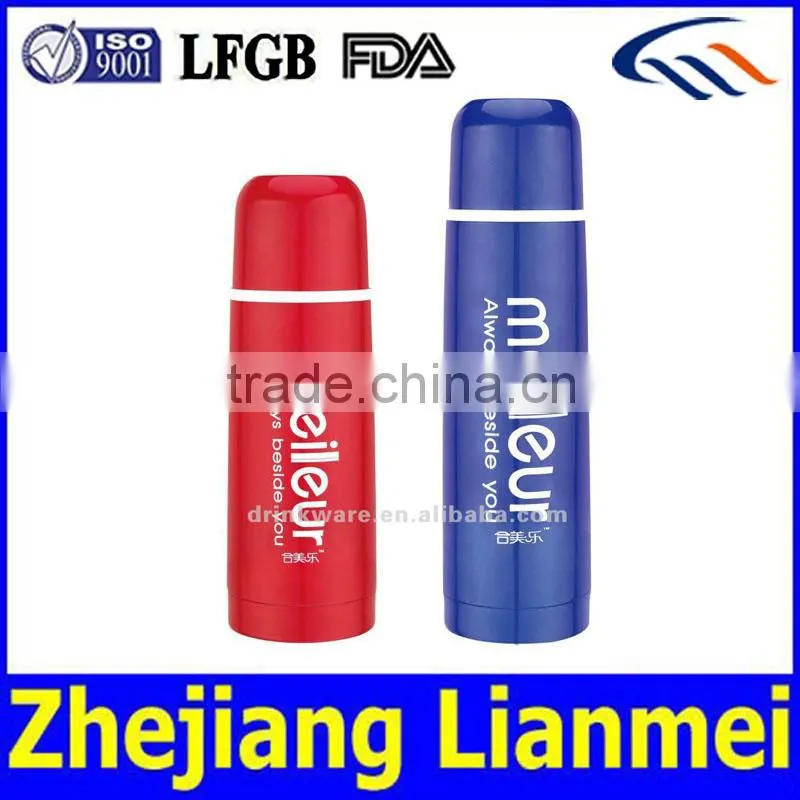 Eco-friendly FDA LFGB certified stainless steel vacuum bottle, thermos bottle, thermos water bottle