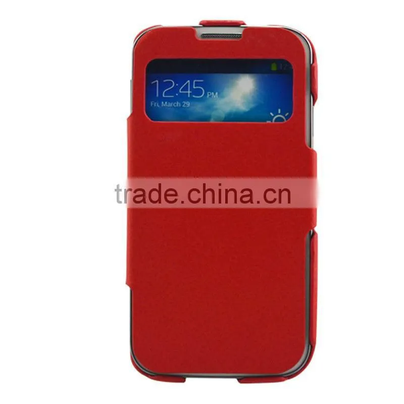 Window view flip cover case for samsung galaxy s4