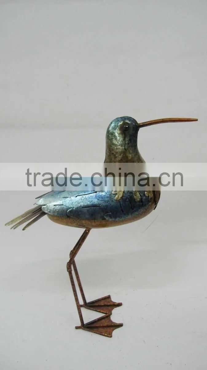 metal garden sculpture birds for garden ornament