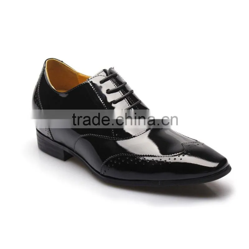 man leather groom shoe for wedding