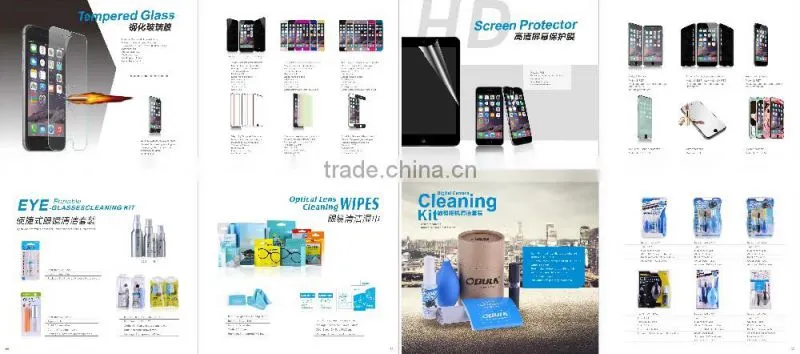 opula screen cleaning set with gel spray cleaner, microfiber cloth, fanshaped brush with MSDS for mobile phone, computer,camera