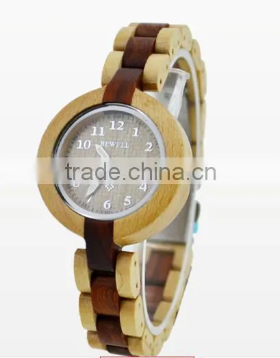 2016 Fashion Mens Wood Watch Quartz Wooden Watch