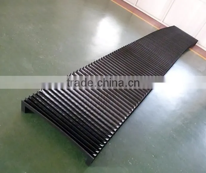 CE approved standard shape pvc bellows cover for CNC router China supplier