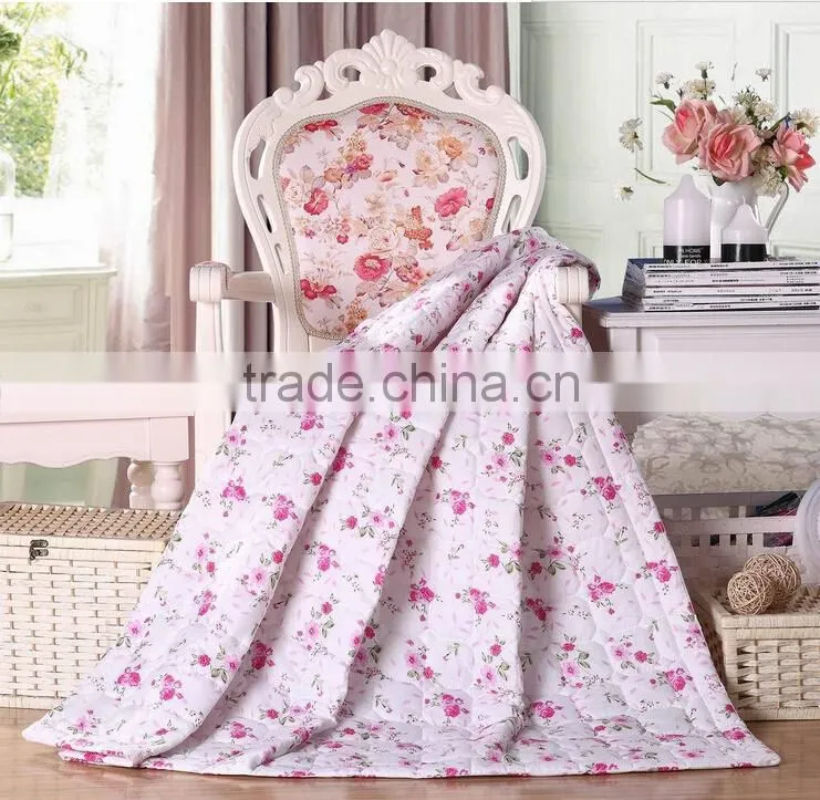 China Factory price luxury five star quality hotel the silk kantha quilt patchwork bedspread for bedding set wholesale