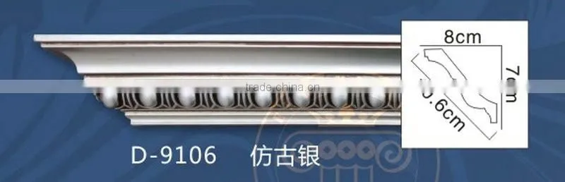 manufacturers new design mouldings ceiling decoration interior pu cornice moulding