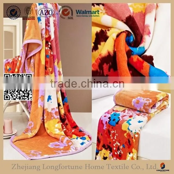 Manufactory walmart muslin swaddle alibaba china home textile china supplier flag fleece blanket