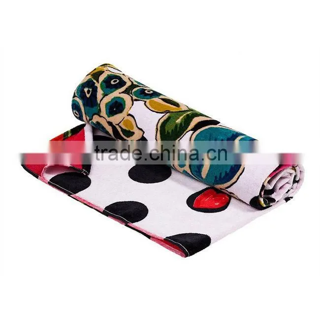 Direct manufacture beach changing towel, reactive printed beach towels india