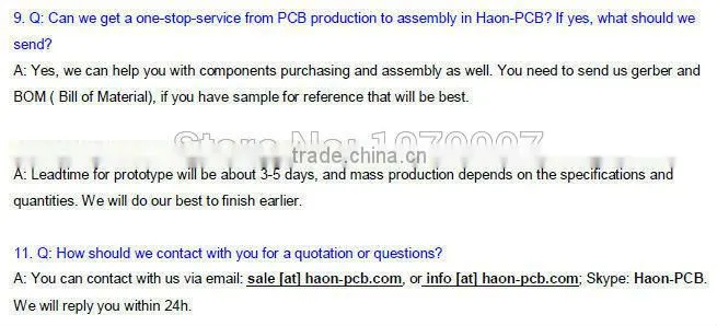high quality keyboard keypads pcb board