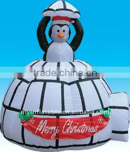 Pop-up Inflatable Snowman in Parcel