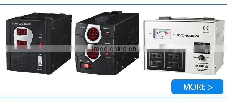 Environmental CE and ISO9001 approved single phase automotive voltage regulator 220v 110v